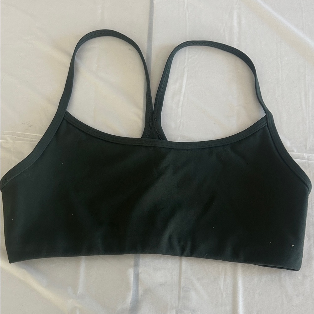 Vuori Women's Forest Green Racerback Sports Bra - Picture 2 of 3